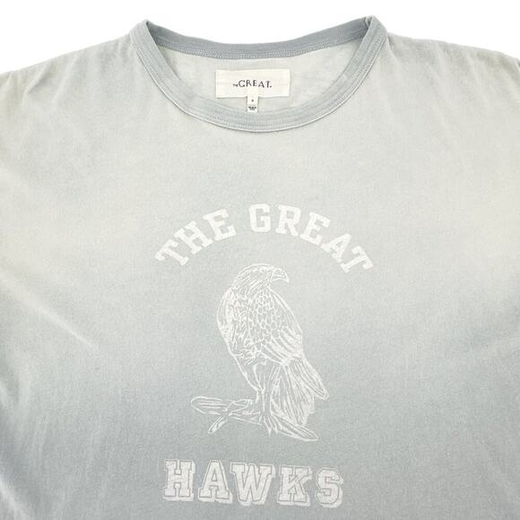 The GREAT. The Boxy Crew with Hawk Graphic XS - Picture 6 of 11